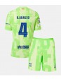 Barcelona Ronald Araujo #4 Ausweichtrikot für Kinder 2024-25 Kurzarm (+ Kurze Hosen)